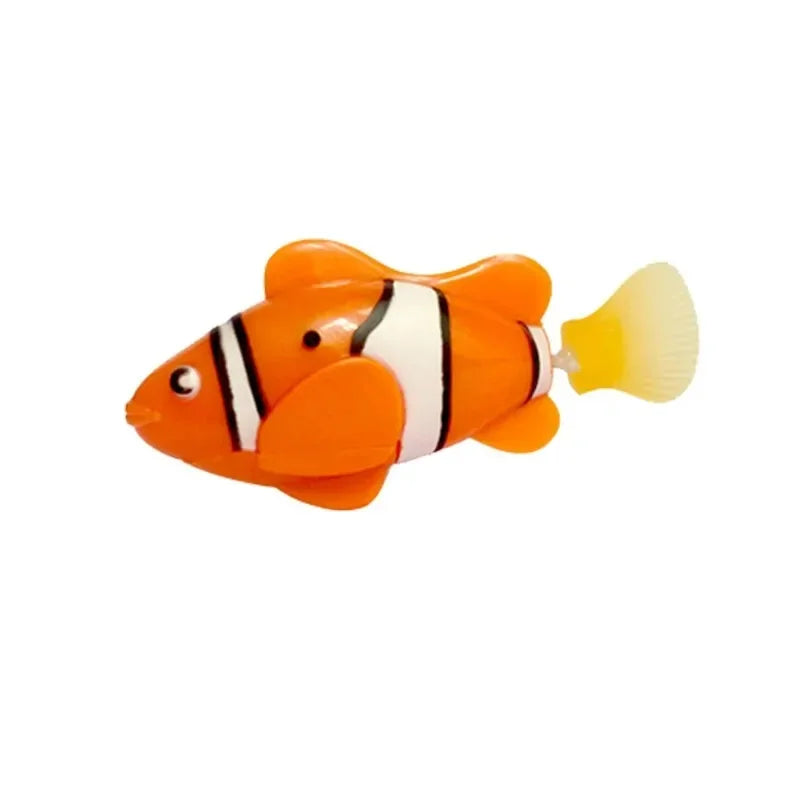 AquaPet™ Robotic Swimming Fish — Water-Activated LED Fish Toy for Kids & Pets