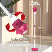 BubbleStorm™ Automatic Standing Bubble Machine with LED Lights for Kids