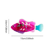 AquaPet™ Robotic Swimming Fish — Water-Activated LED Fish Toy for Kids & Pets