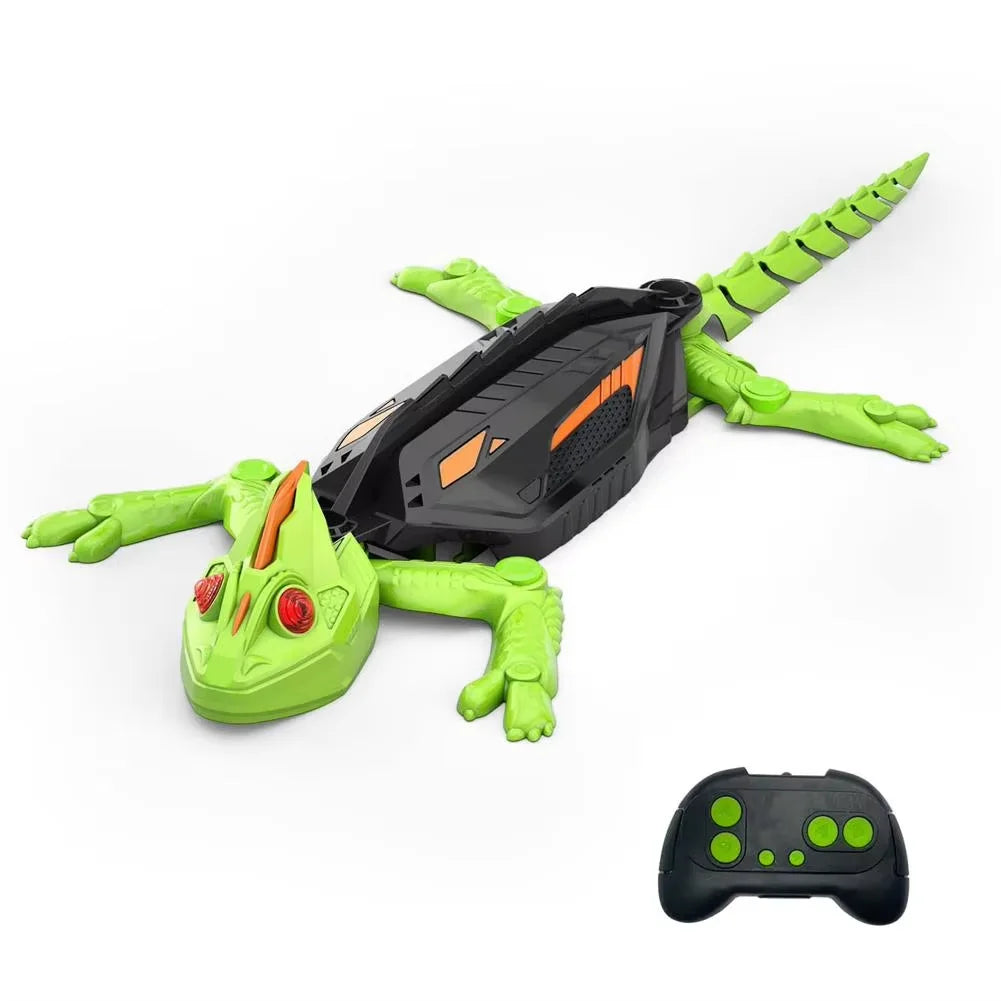 CrawlBot™ RC Wall Climbing Gecko — Remote Control Lizard Toy with LED Eyes for Kids
