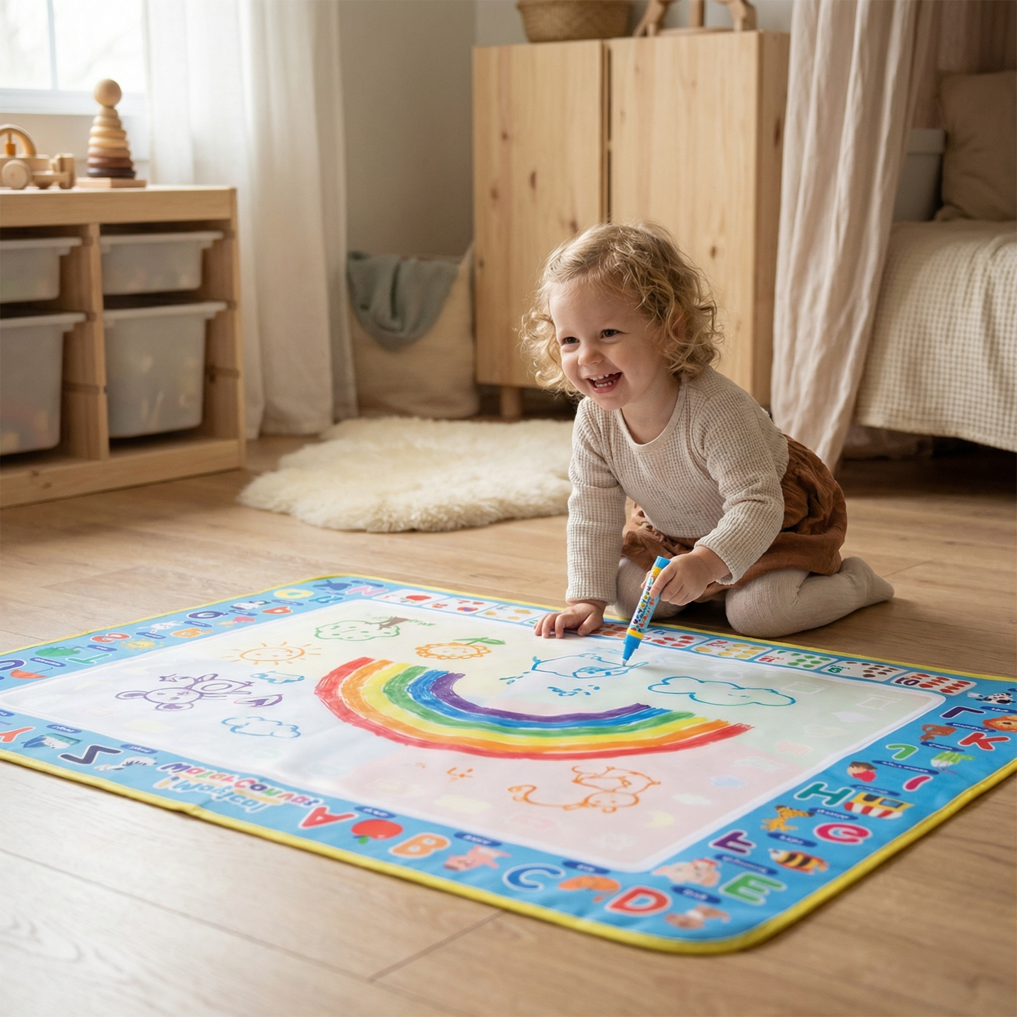 AquaMat™ Magic Water Drawing Mat for Toddlers & Kids