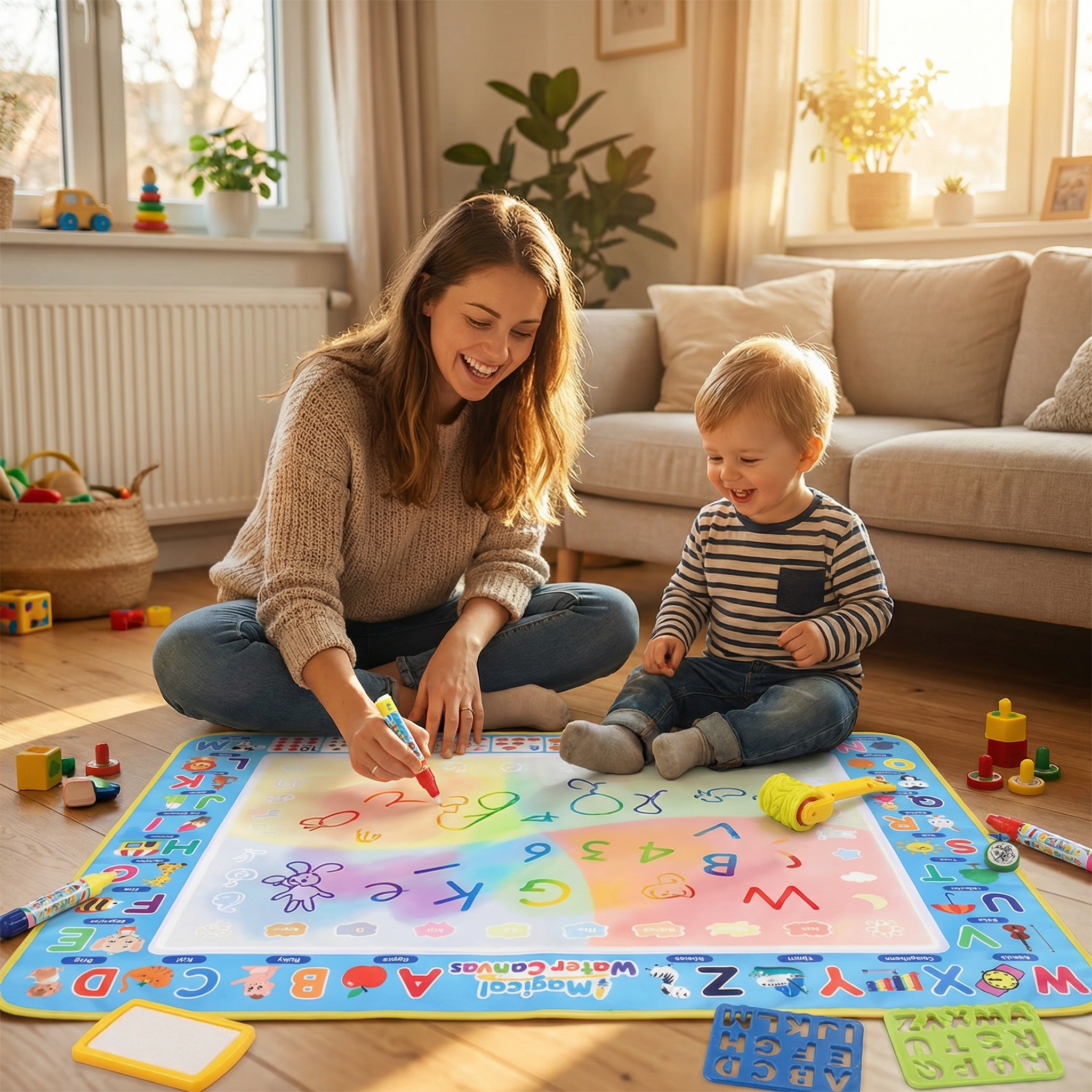 AquaMat™ Magic Water Drawing Mat for Toddlers & Kids