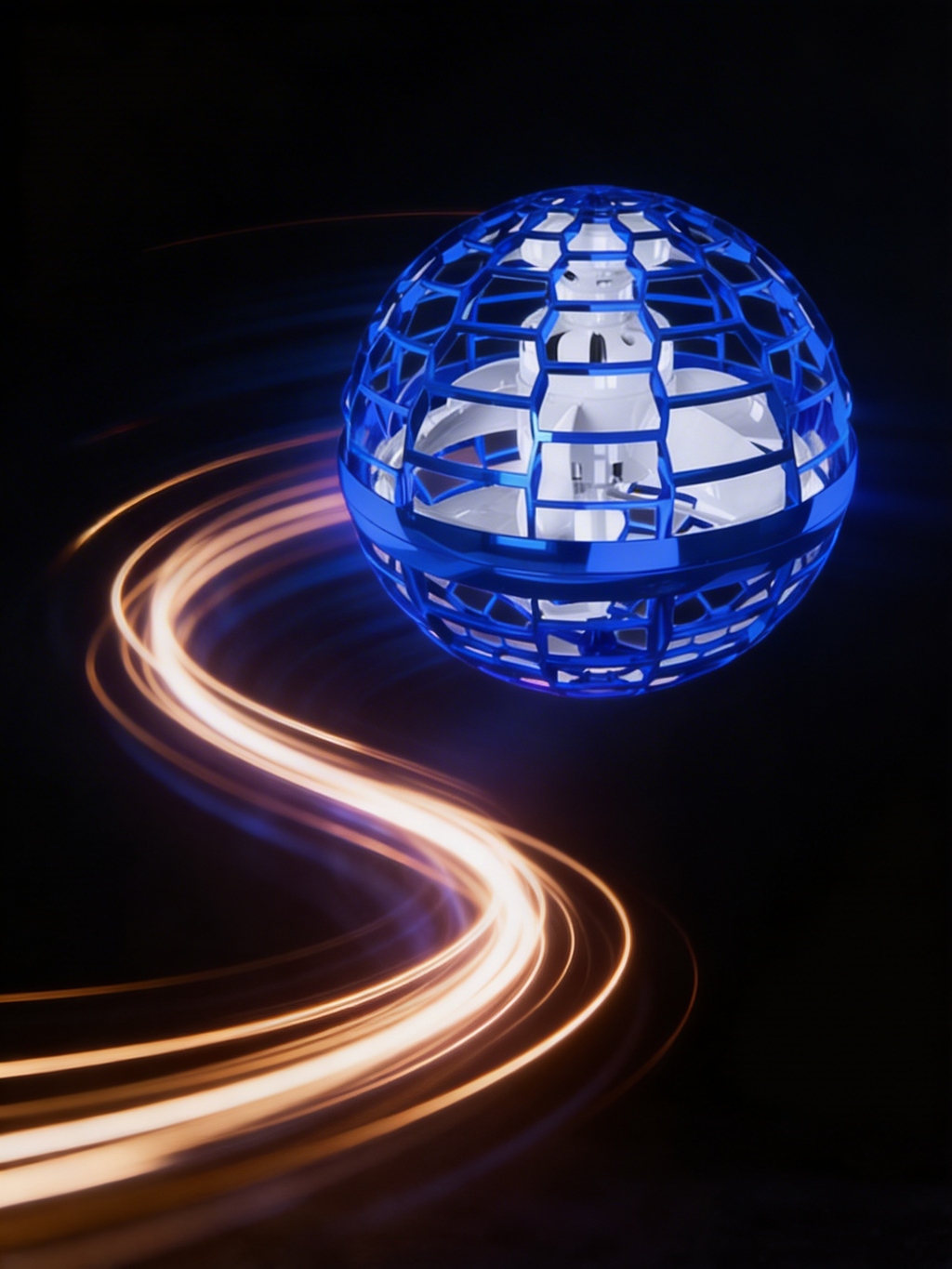 BoomerangBall hover ball shown from the side