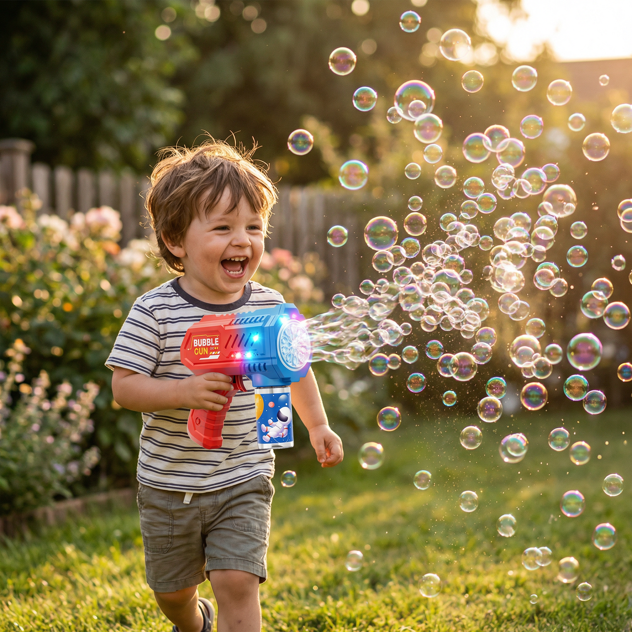BubbleBlast™ Electric Bubble Gun for Kids