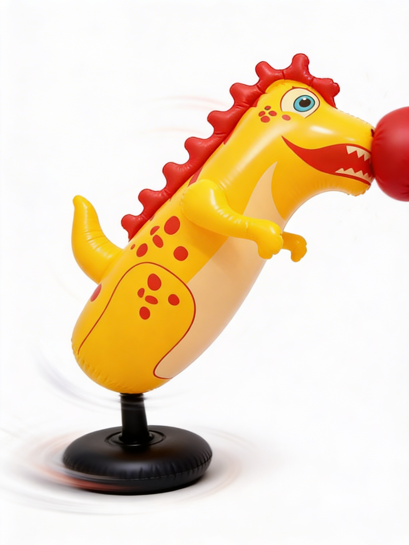 DinoPunch™ Inflatable Dinosaur Punching Bag — Bounce-Back Bop Bag for Kids