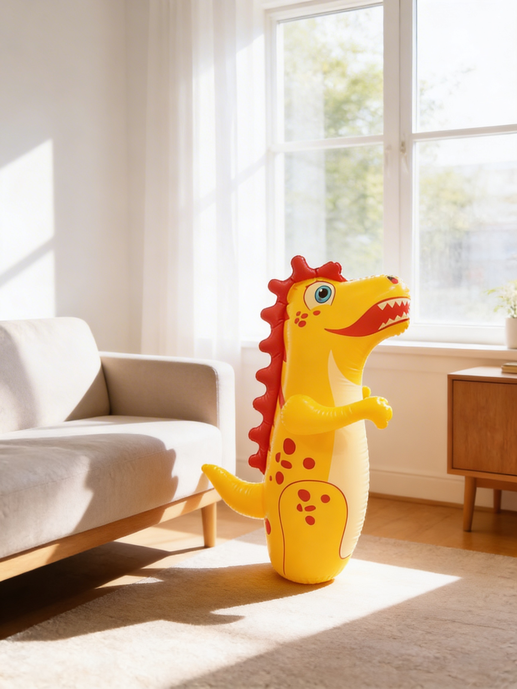 DinoPunch™ Inflatable Dinosaur Punching Bag — Bounce-Back Bop Bag for Kids