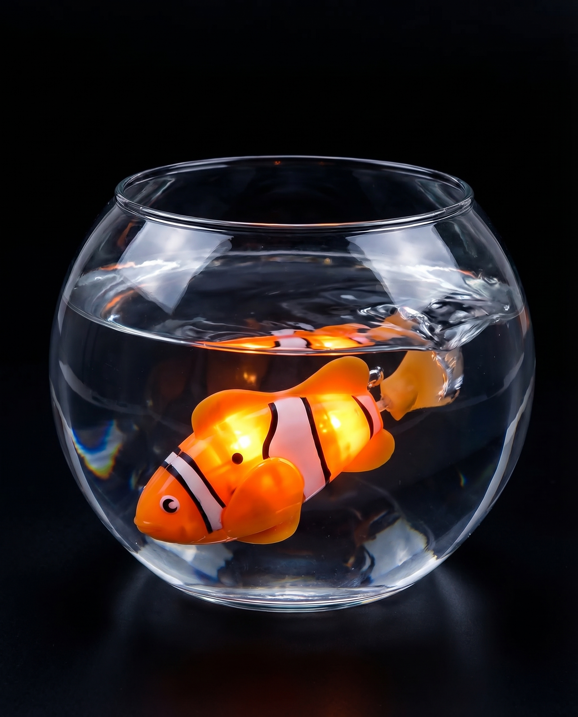 AquaPet™ Robotic Swimming Fish — Water-Activated LED Fish Toy for Kids & Pets