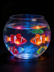 AquaPet™ Robotic Swimming Fish — Water-Activated LED Fish Toy for Kids & Pets
