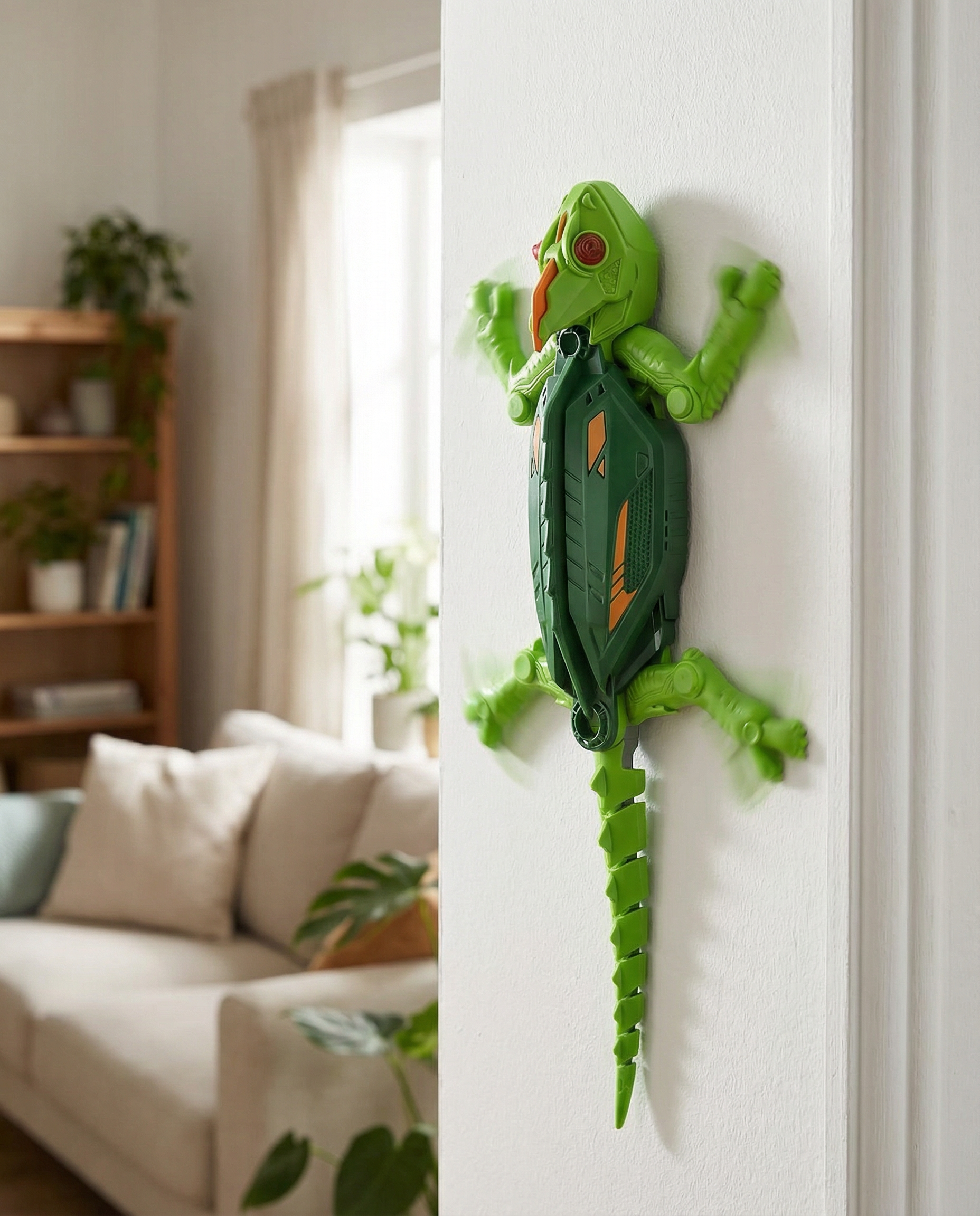 CrawlBot™ RC Wall Climbing Gecko — Remote Control Lizard Toy with LED Eyes for Kids