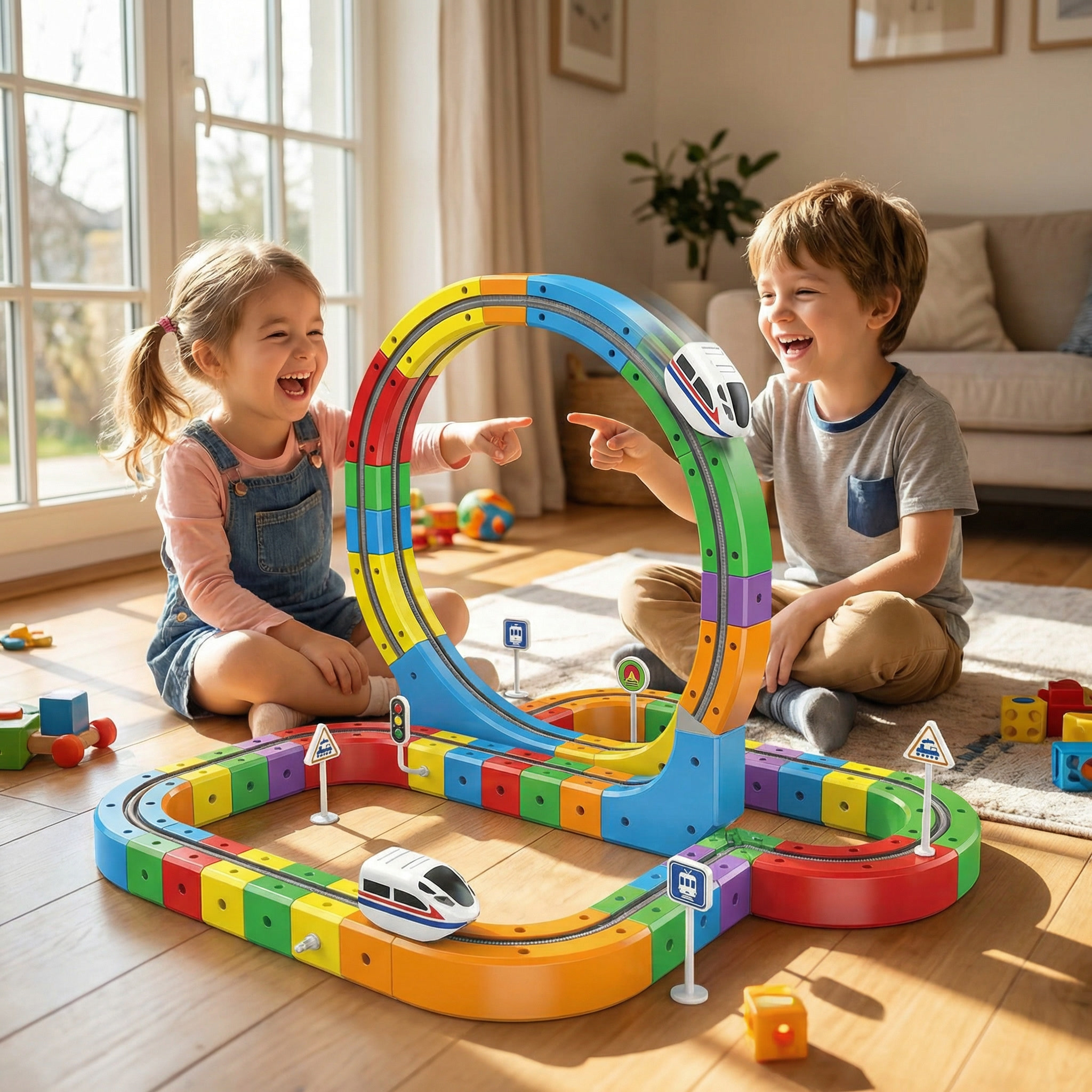 RailMaze™ Magnetic 3D Train Track Set for Kids