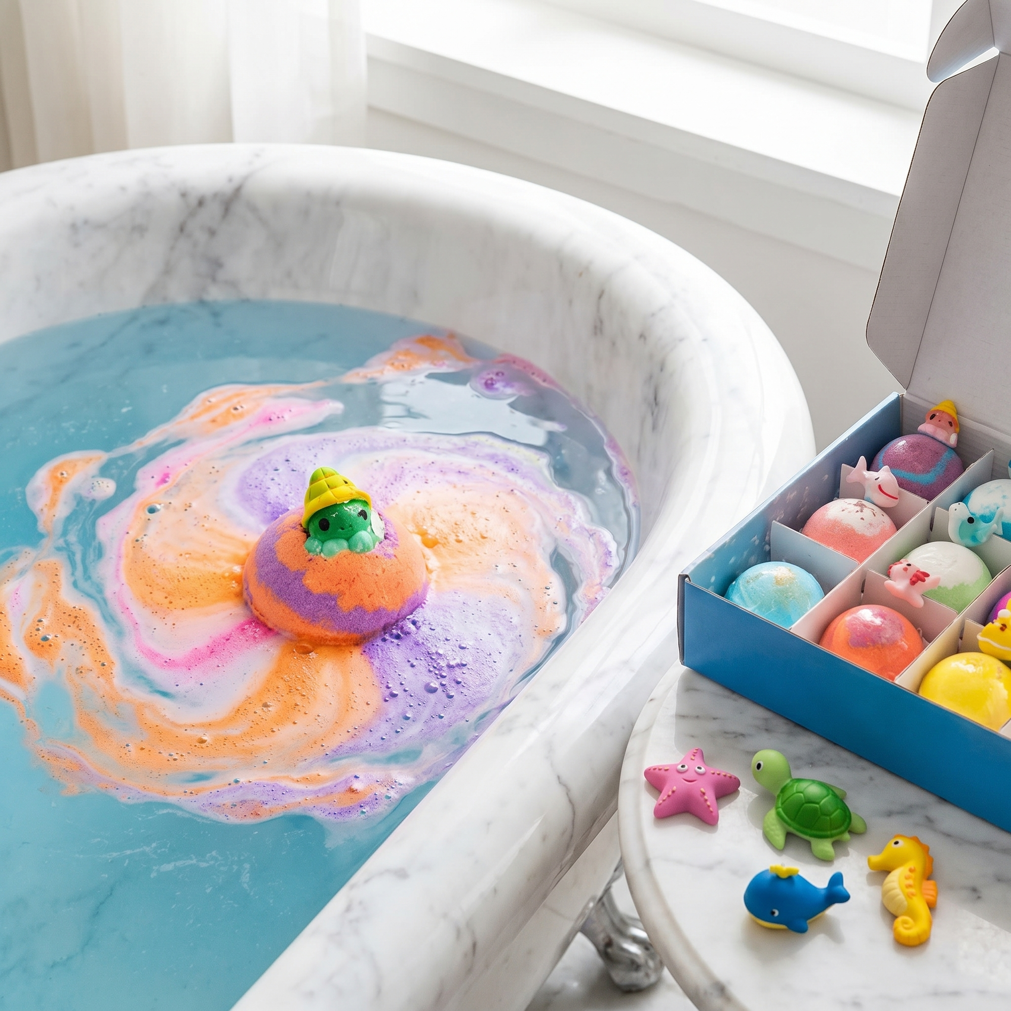 SplashDrop™ Ocean Surprise Bath Bombs for Kids
