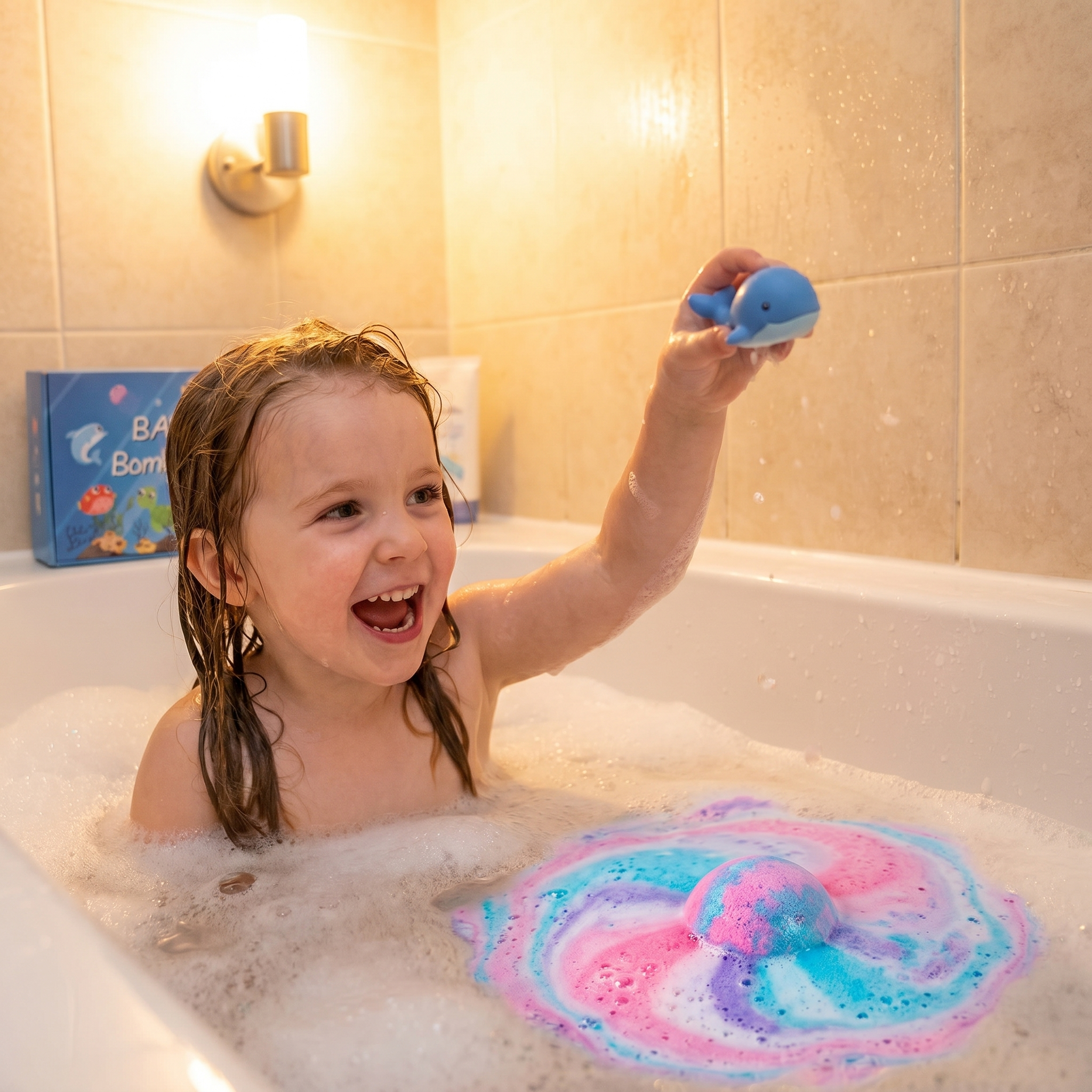 SplashDrop™ Ocean Surprise Bath Bombs for Kids