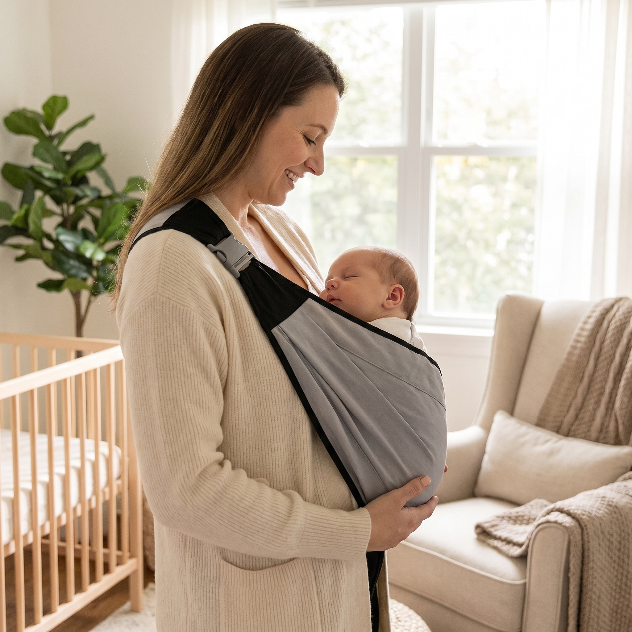 HoldClose™ Ergonomic Baby Ring Sling Carrier