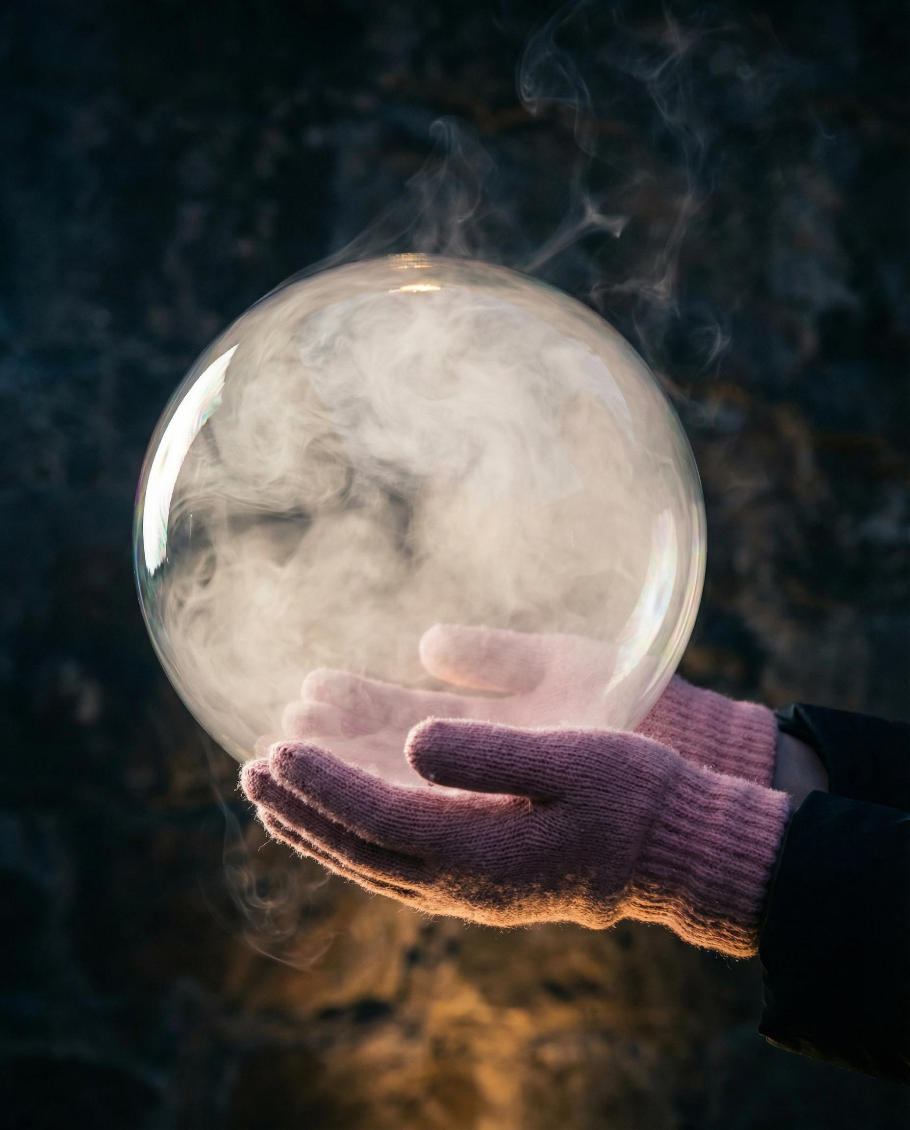 MysticWand™ Magic Smoke Bubble Wand — Giant Glowing Elastic Bubbles Kids Can Actually Hold