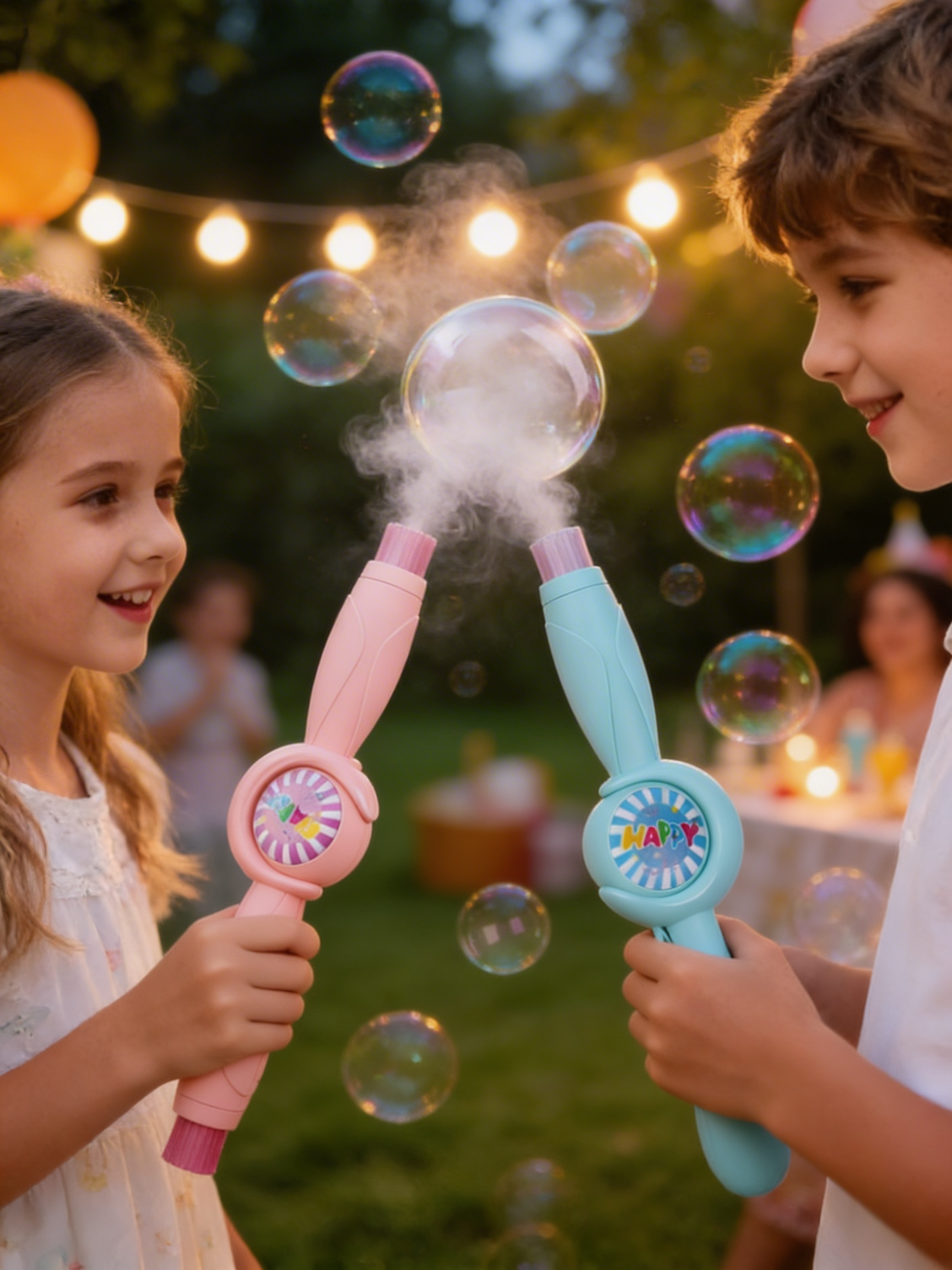 MysticWand™ Magic Smoke Bubble Wand — Giant Glowing Elastic Bubbles Kids Can Actually Hold