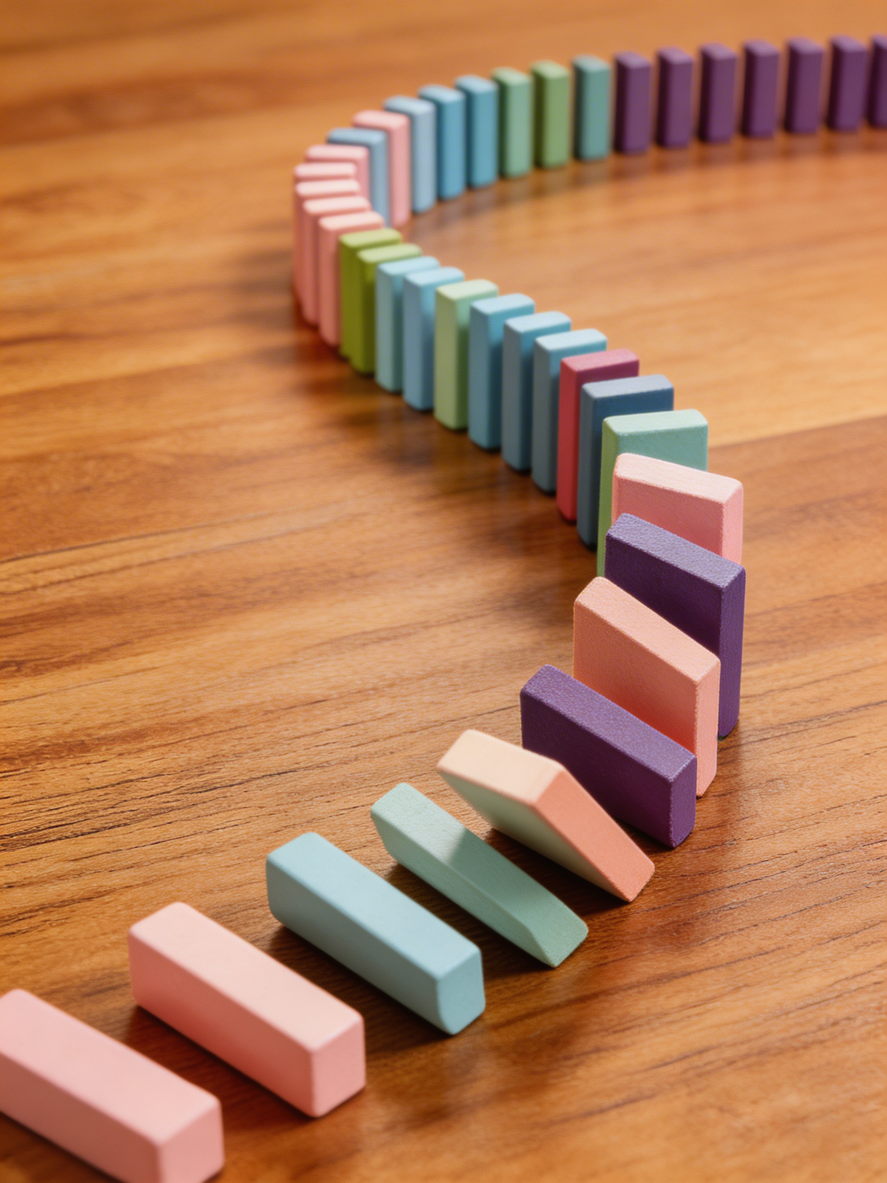 DominoExpress™ Automatic Domino Train Set — Self-Laying Domino Builder for Kids