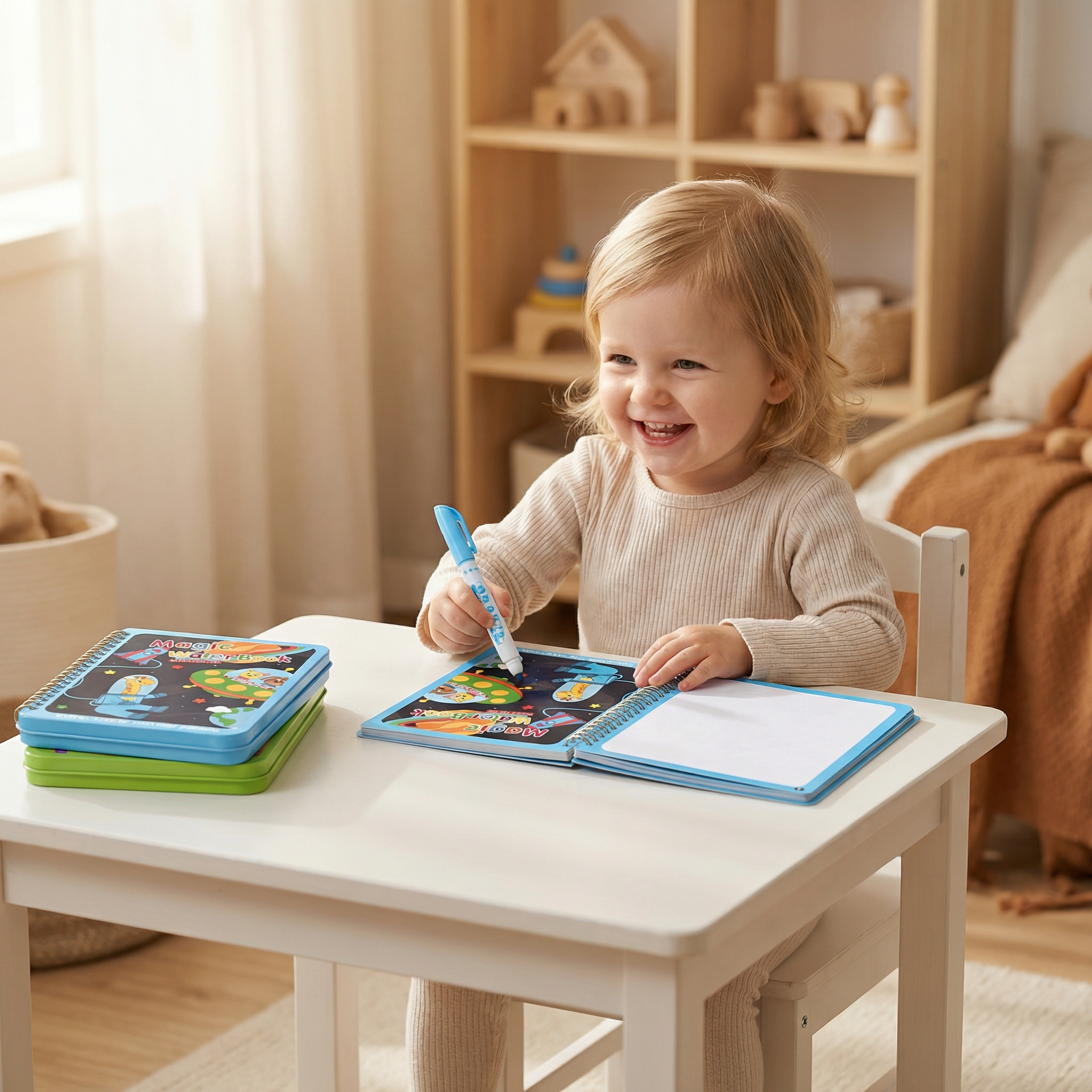 Ashley's toddler using AquaReveal